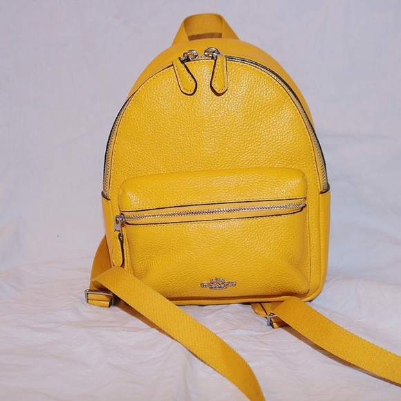 YELLOW COACH MINI BACKPACK main image 4